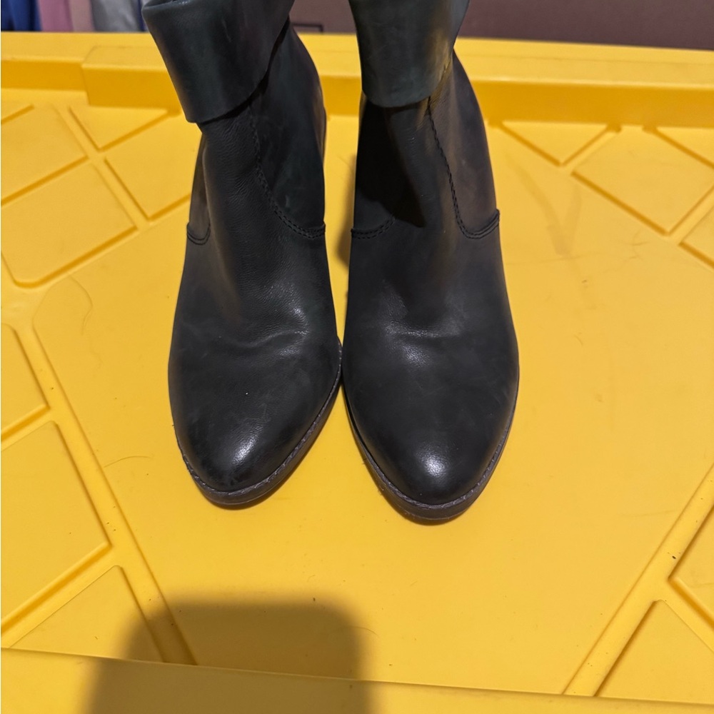 Sleek Gray Ankle Booties